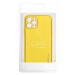 Plastové puzdro na Apple iPhone 15 Plus Leather žlté