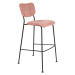 Svetloružové barové stoličky v súprave 2 ks 102 cm Benson – Zuiver