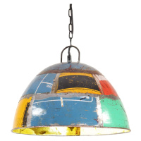 vidaXL Industriálna vintage závesná lampa 25 W, farebná 41 cm E27