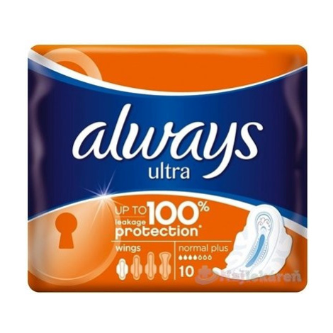 ALWAYS ULTRA NORMAL PLUS 10 hygienické vložky 10ks