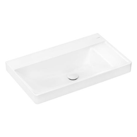 Umývadlo Hansgrohe Xelu Q 80x48 cm bez otvoru pre batériu, bez prepadu 61029450