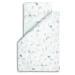 SENSILLO Bielizeň posteľná 3-dielna morské zvieratká Light blue bavlna 120x60 cm