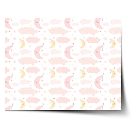 Plagát Mesiačiky - 90x60 cm