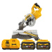 DEWALT 54V XR FLEXVOLT Aku pokosová píla 216 x 30 mm systém XPS, 2x 6,0 Ah DCS777T2-QW