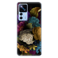 Odolné silikónové puzdro iSaprio - Dark Flowers - Xiaomi 12T / 12T Pro