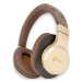 Slúchadlá Guess Bluetooth on-ear headphones brown 4G Script (GUBH604GEMW)