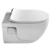 SAPHO - BRILLA závesná WC misa, Rimless, 36,5x53cm, biela 100614