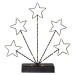 Star trading LED dekoračný svietnik ''Stary'' 29x27,5 cm, 38x LED čierny