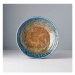 Béžovo-modrý keramický hlboký tanier MIJ Earth & Sky, ø 24 cm