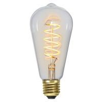 Teplá LED/filamentová žiarovka so stmievačom E27, 4 W Spiral Filament – Star Trading