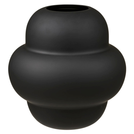 Čierna sklenená váza (výška  20 cm) Vera – House Nordic