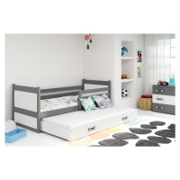BMS Detská posteľ s prístelkou RICO 2 | 80 x 190 cm FARBA KONŠTRUKCIE: Grafit, DOPLNKOVÁ FARBA: 