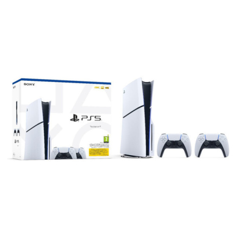 PlayStation 5 + DualSense Wireless Controller biely (verzia slim) Sony
