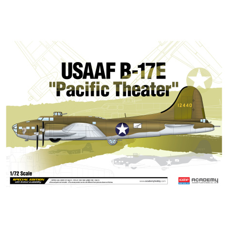 Model Kit letadlo 12533 - USAAF B-17E "Pacific Theater" (1:72)