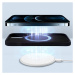Apple iPhone 12 / 12 Pro, silikónové puzdro s magnetickým krúžkom, kompatibilné s nabíjačkou Mag