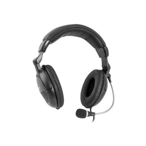 Defender Orpheus HN-898, sluchátka s mikrofónom, ovládanie hlasitosti, čierna, uzavreté, 2x 3.5 