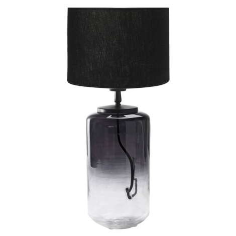 PR Home Gunnie stolová lampa, sklo čierna/číra