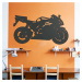 Drevený obraz - Športová motorka