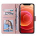 Xiaomi Redmi Note 12S, puzdro s bočným otváraním, stojan, magnet so sponou, kvetinový vzor, TP W