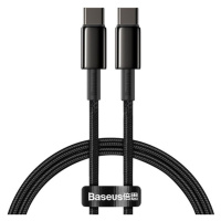 Baseus Tungsten Gold kábel USB-C/USB-C 100W 1m čierny