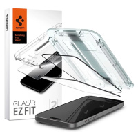 Ochranné sklo Spigen Glass tR EZ Fit 2 Pack, FC Black - iPhone 15 (AGL06904)