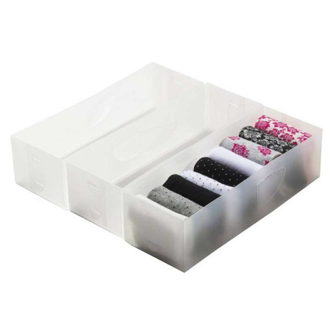 Compactor Organizácia šatníku - Organizér do zásuvky 8x30x11 cm, 3 ks RAN6321