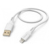 Hama 201568 MFi USB kábel pre Apple, USB-A Lightning, 1,5 m Flexible, silikónový, biely