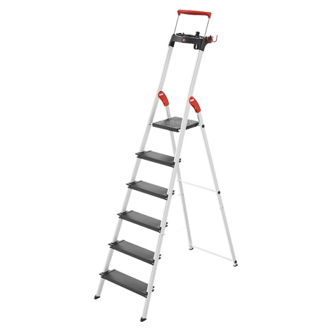 Hailo Bezpečnostný rebrík TopLine L100, nosnosť do 150 kg, 6 stupňov