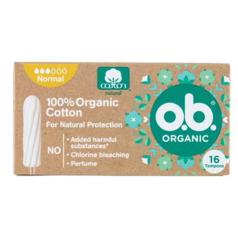 O.B. Organic Cotton Normal tampóny 16ks