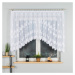 Biela žakarová záclona NORA 300x130 cm