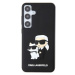 Plastové puzdro Karl Lagerfeld na Samsung Galaxy S24+ 5G S926 KLHCS24M3DRKCNK 3D Rubber Karl and