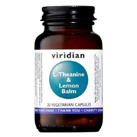 VIRIDIAN L-Theanine & Lemon Balm 30 kapsúl