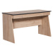 Písací stôl so zásuvkou colin - dub kestína/šedá