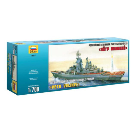 Model Kit loď 9017 - Russian Battlecruiser Pjotr Velikij (1:700) Zvezda