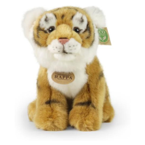 Plyšový tiger hnedý sediaci, 25 cm, ECO-FRIENDLY