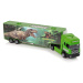mamido Veľký nákladný automobil Dinosaur Transporter Auto Metal