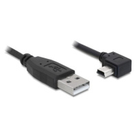 Delock kábel USB 2.0 A-samec > USB mini-B 5-pin samec pravoúhly, 5 metrov