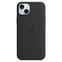 Apple Originál Silikónový kryt s MagSafe pre iPhone 15 Plus Black, MT103ZM/A