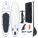 vidaXL Stand up paddleboard SUP, nafukovací, modro biely