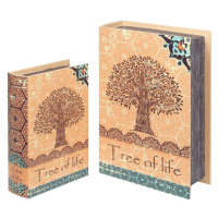 Signes Grimalt  Krabice Na Knihy 2U Tree Life  Košíky, škatule Oranžová