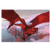Trefl Drevené puzzle 501 dielikov - Staroveký červený drak