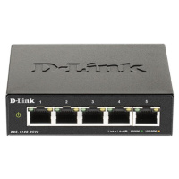 D-Link DGS-1100-05V2 5-portový Gigabit Smart Managed Switch