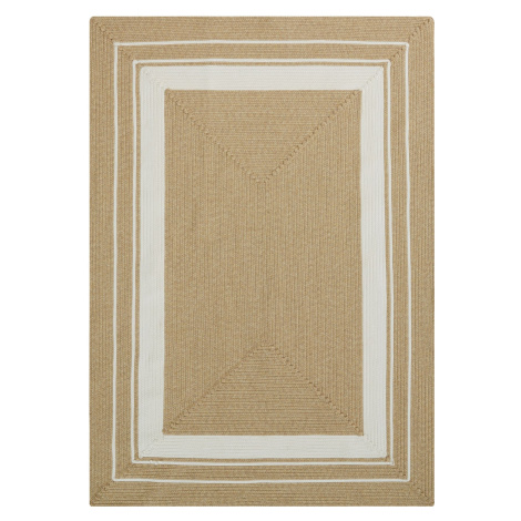 Kusový koberec Braided 105556 Creme Beige – na ven i na doma - 160x230 cm NORTHRUGS - Hanse Home