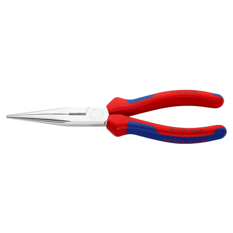 Knipex Polguľaté kliešte s čepieľkami, chrómované, viaczložkové návleky, 200 mm