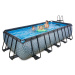 Bazén s filtráciou Stone pool Exit Toys oceľová konštrukcia 540*250*122 cm šedý od 6 rokov