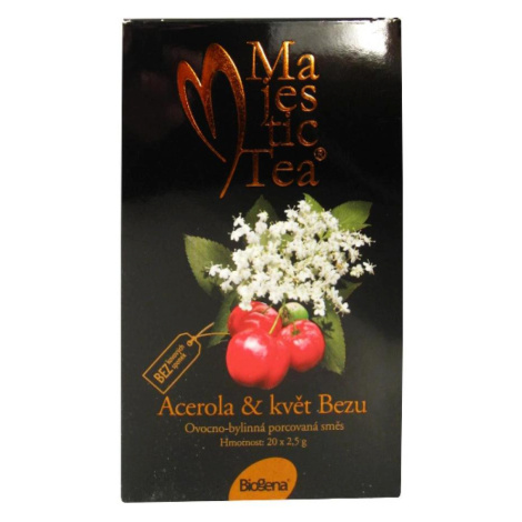 BIOGENA čaj Majestic tea Acerola + kvet Bazy 20x 2,5 g