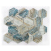 Sklenená mozaika Premium Mosaic blue 26x30 cm mat MOSV84HBL