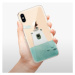 Odolné silikónové puzdro iSaprio - Bear With Boat - iPhone XS