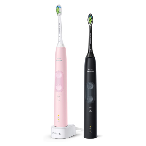 Sonická zubná kefka 1+1 Philips Sonicare ProtectiveClean 4300 White HX6830/35 s 2 režimami