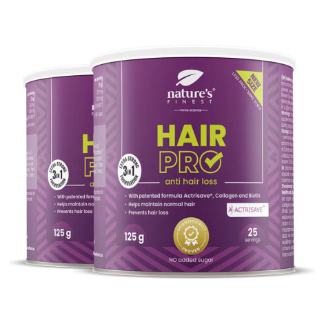 Nature's Finest Hair Pro | pokročilá podpora síly a hustoty vlasů | Actrisave, kolagen + biotin 